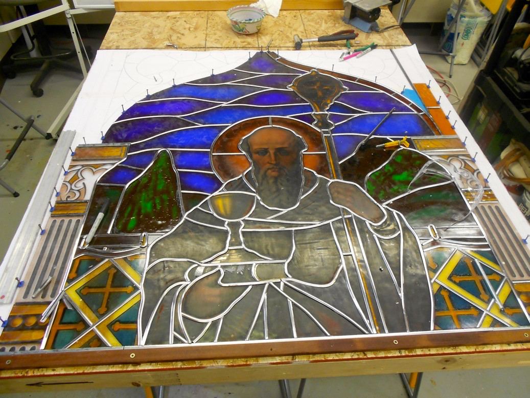 Restored stained glass windows, Saint Joseph Catholic Church, Grand Junction, Colorado, photo 4