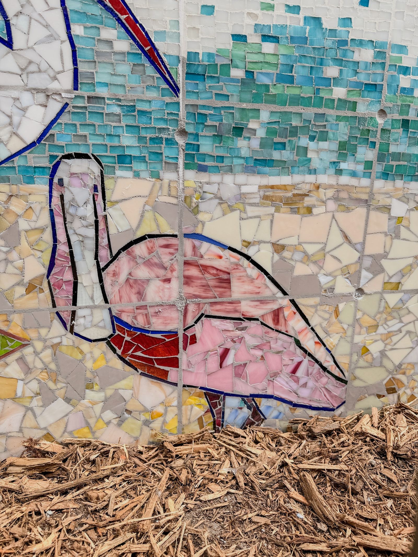 Sanibel Island glass mosaic project for Cape Dental Care, photo 24