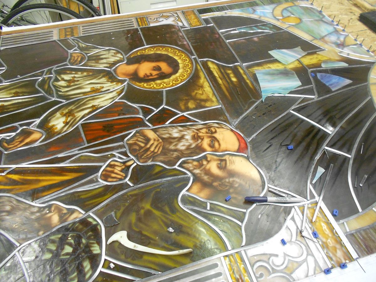 Restored stained glass windows, Saint Joseph Catholic Church, Grand Junction, Colorado, photo 14