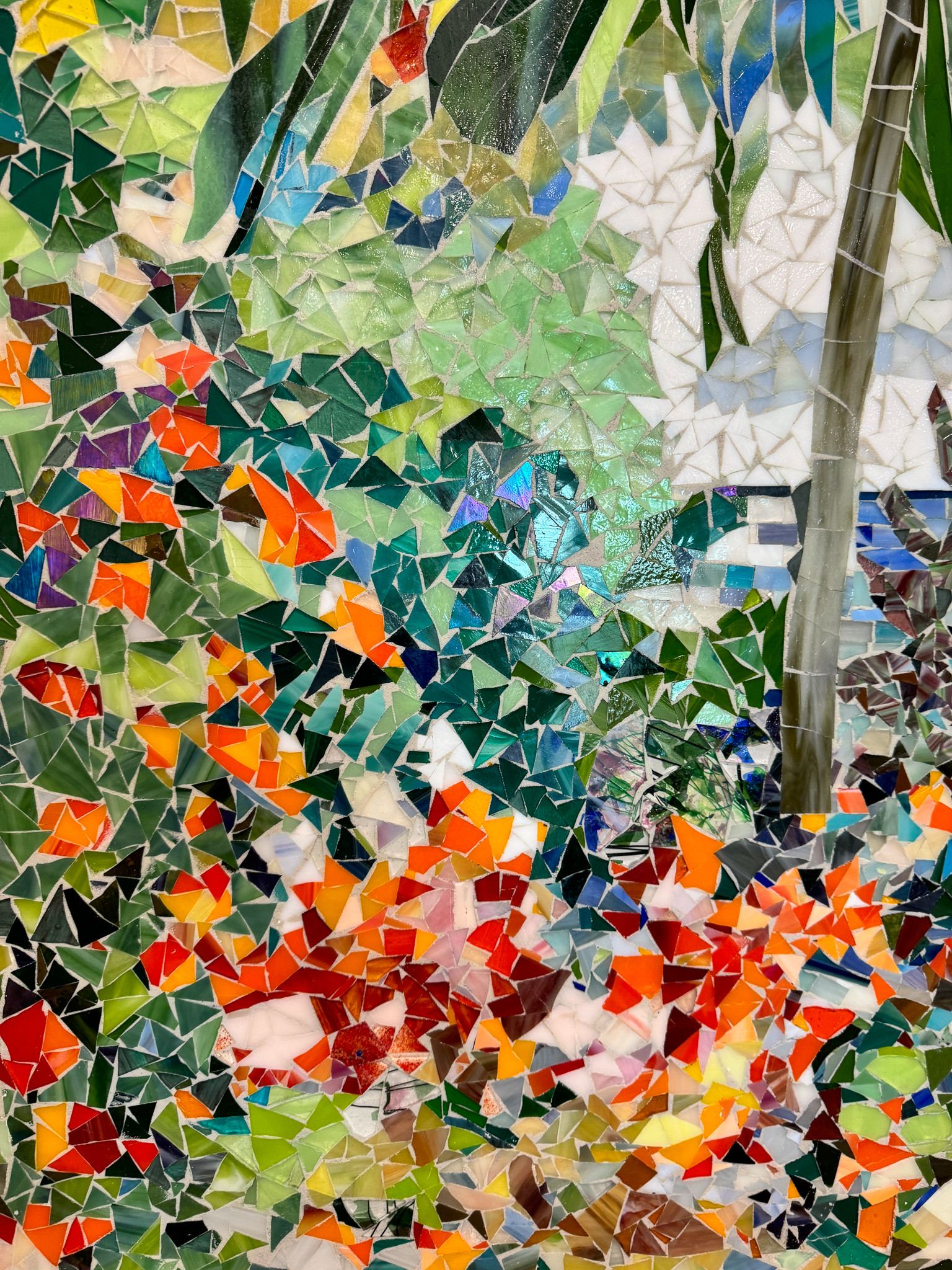 Glass mosaic at Surfside Outpatient Center, Cape Coral