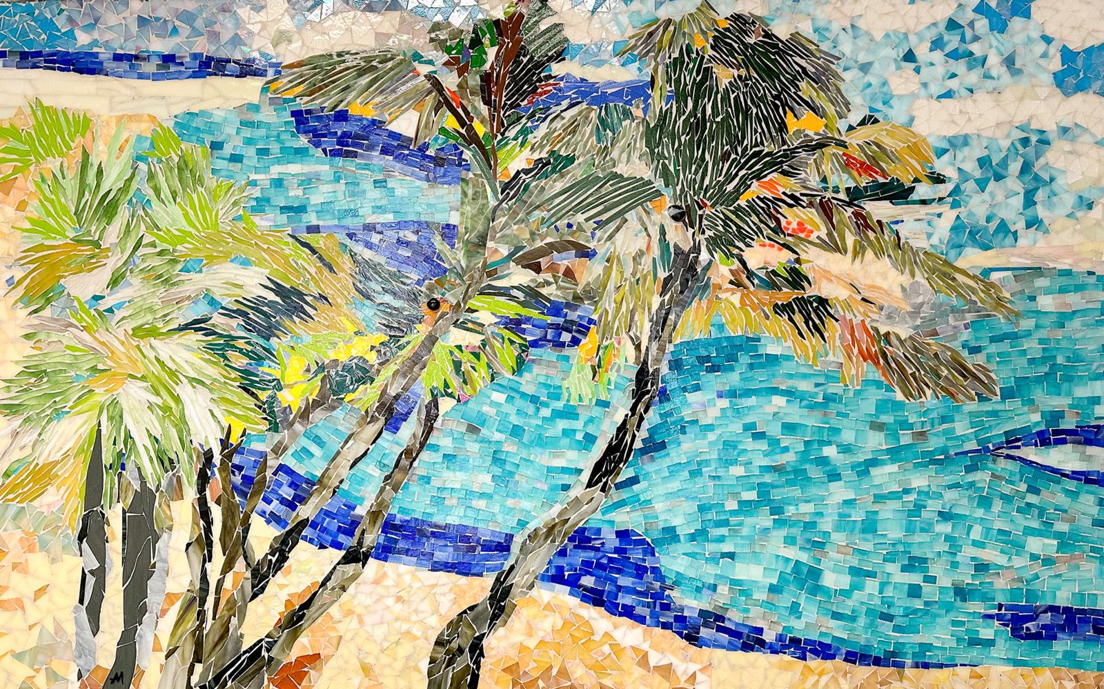 Glass mosaic at Lee Memorial Hospital, Fort Myers