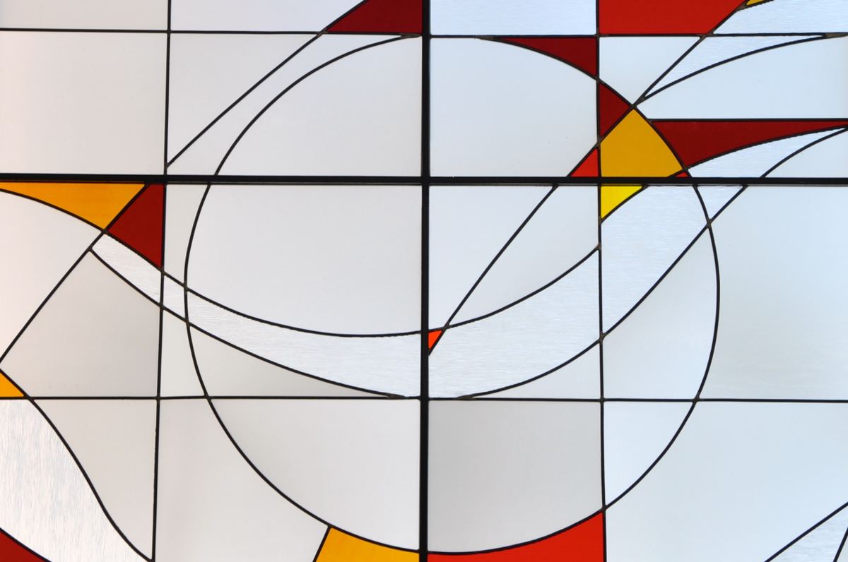 Stained glass at Saint Mary's Hospital in Grand Junction, Colorado, photo 8
