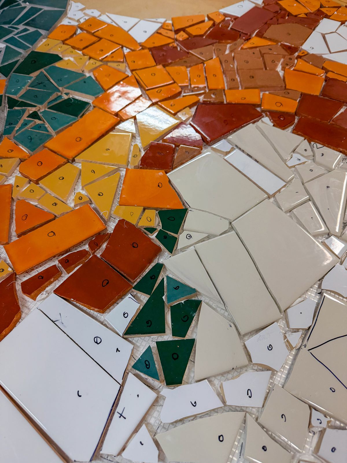 Custom tile mosaic project at Bulla Gastro Bar in Aventura, photo 14
