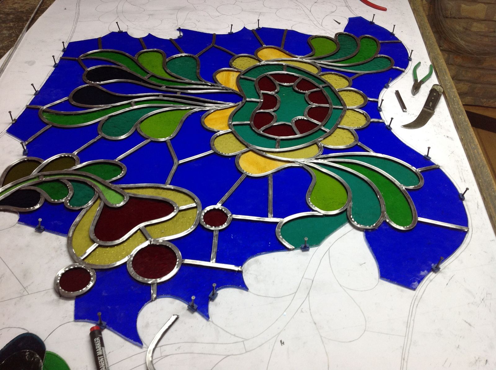 Stained glass restoration at the Jewish Synagogue in Subotica, Serbia, image 15