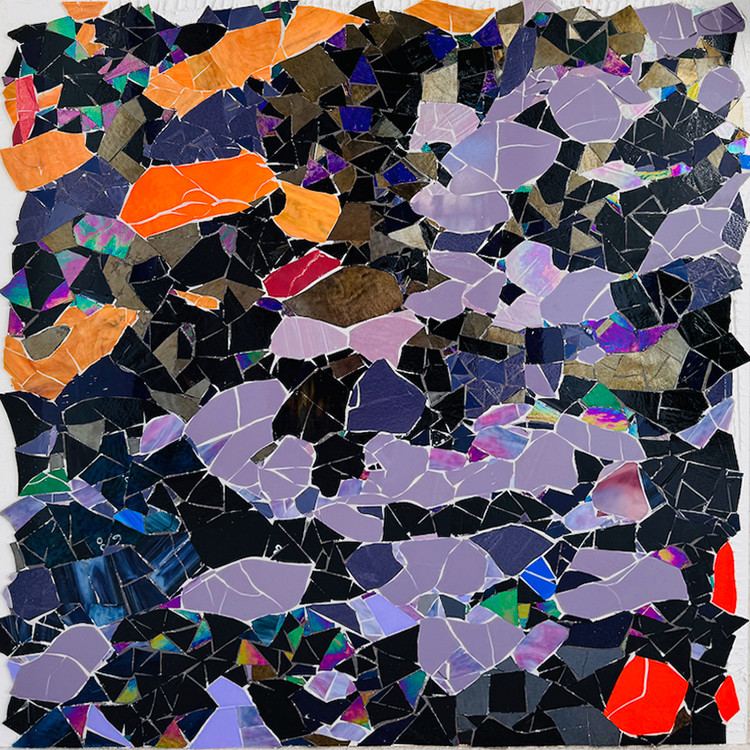 Living the Dream glass and mosaic mural, Miami Design District