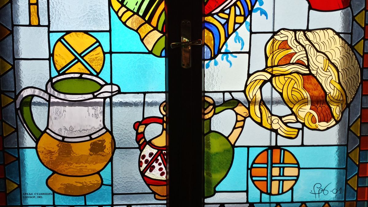 Stained glass at the Serbian Academy of Sciences and Arts in Belgrade, photo 24