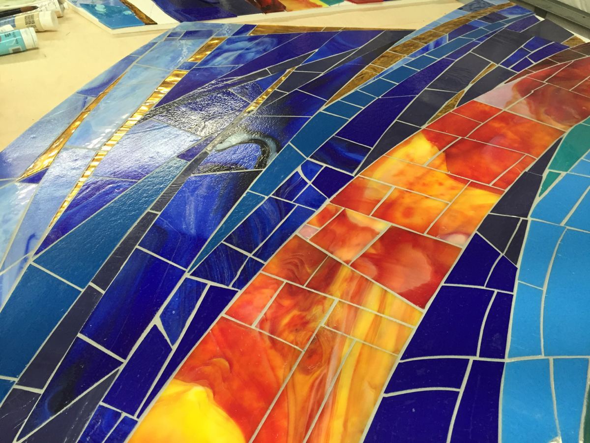 Mosaic at Lutheran Church of Redeemer in McLean, Virginia, image 18