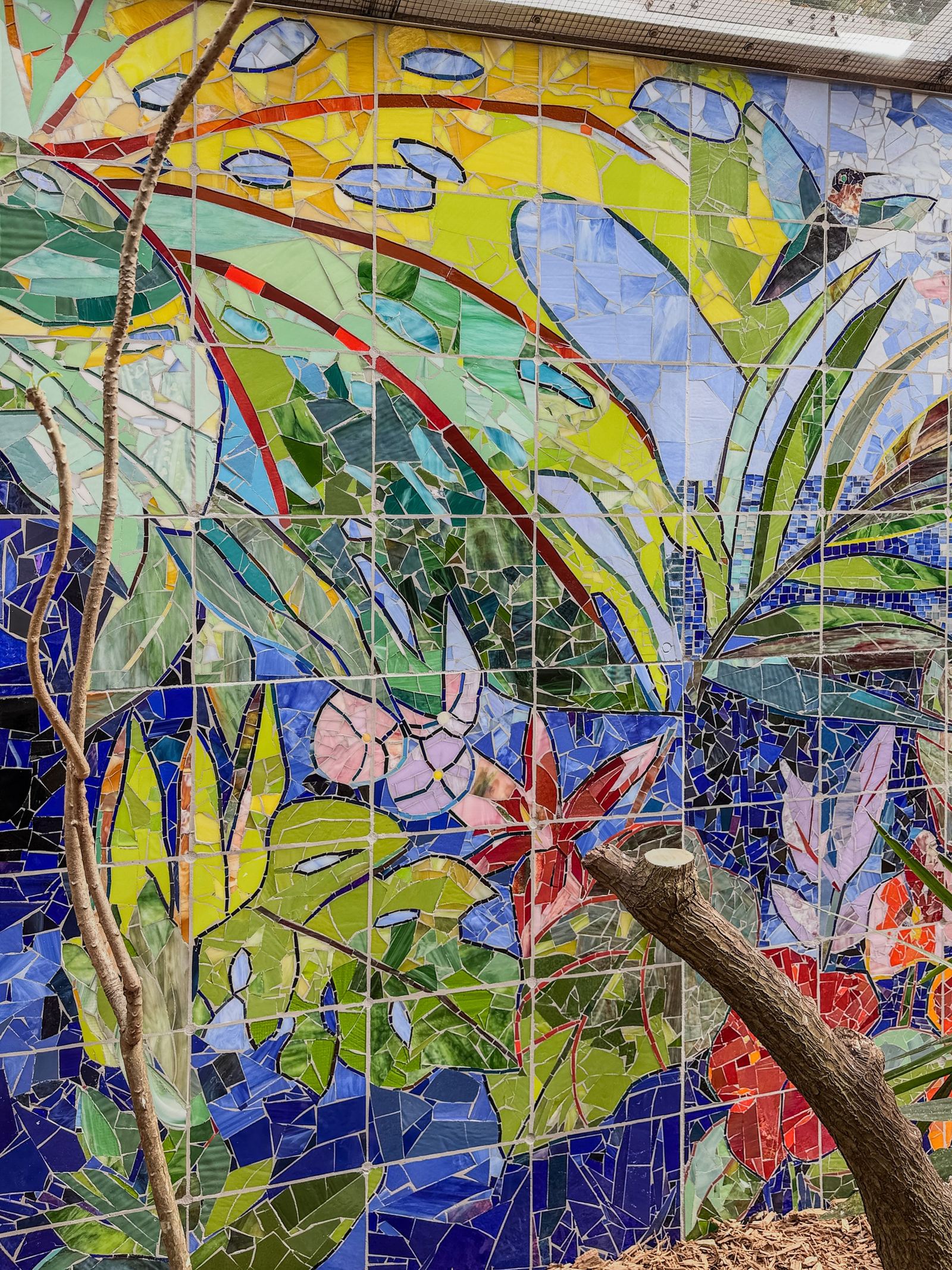 Sanibel Island glass mosaic project for Cape Dental Care, photo 22