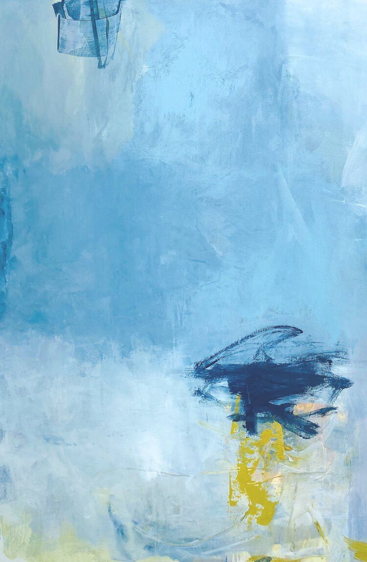 Shape in Song, an abstract painting by Mila Apperlo