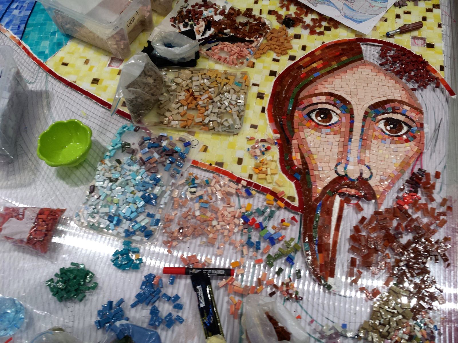 Glass mosaic of the Transfiguration of Jesus, photo 2