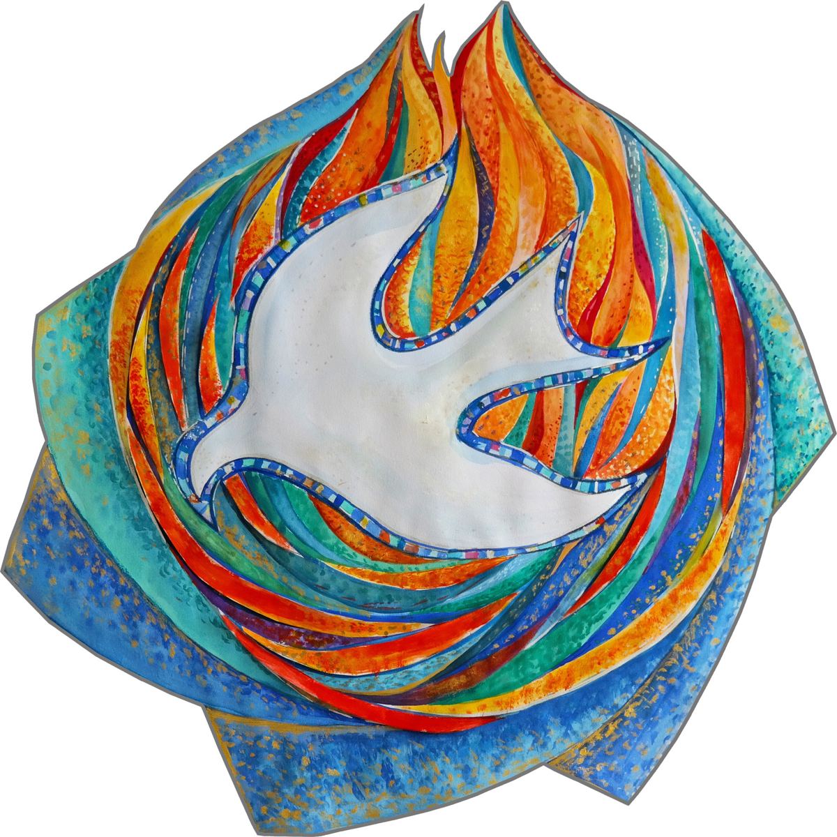 Mosaic at Lutheran Church of Redeemer in McLean, Virginia, image 2
