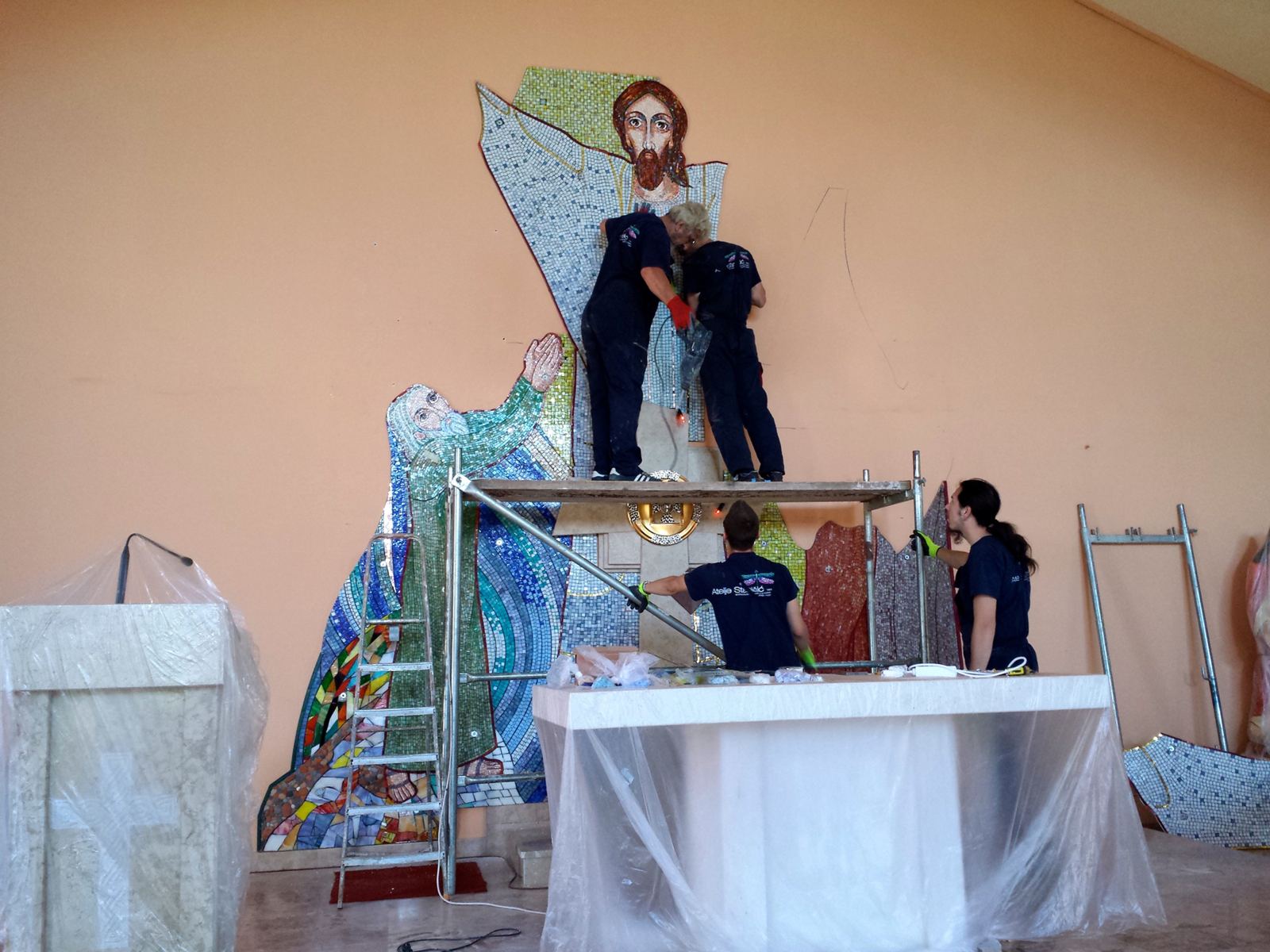 Glass mosaic of the Transfiguration of Jesus, photo 5