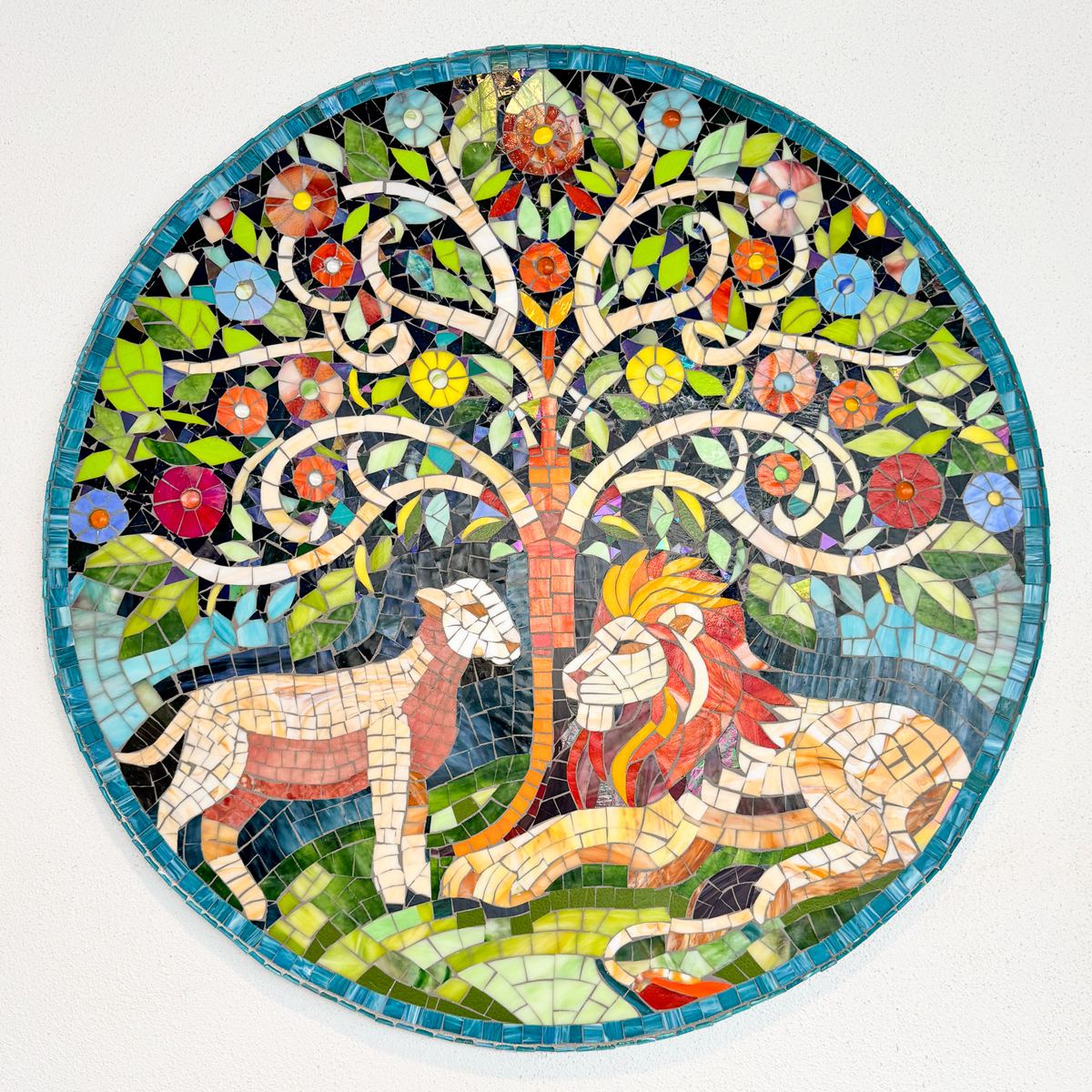 Story of Creation mosaic at Trinity by the Cove Episcopal Church, Naples