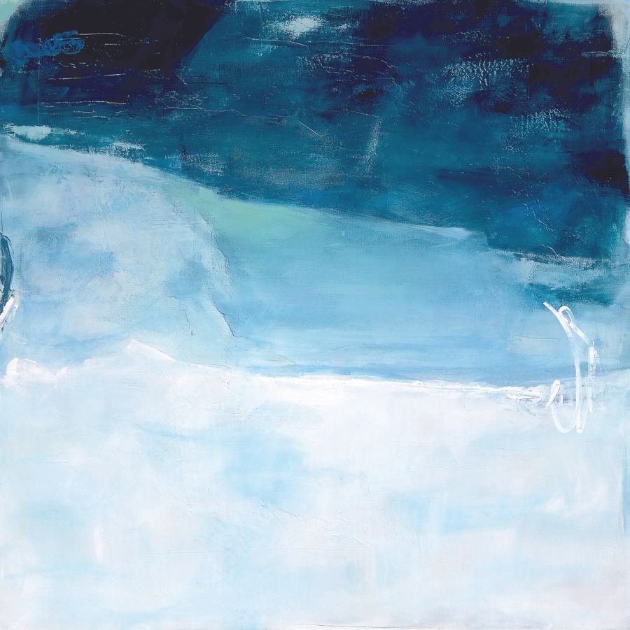 Deep Blue, a painting by Mila Apperlo