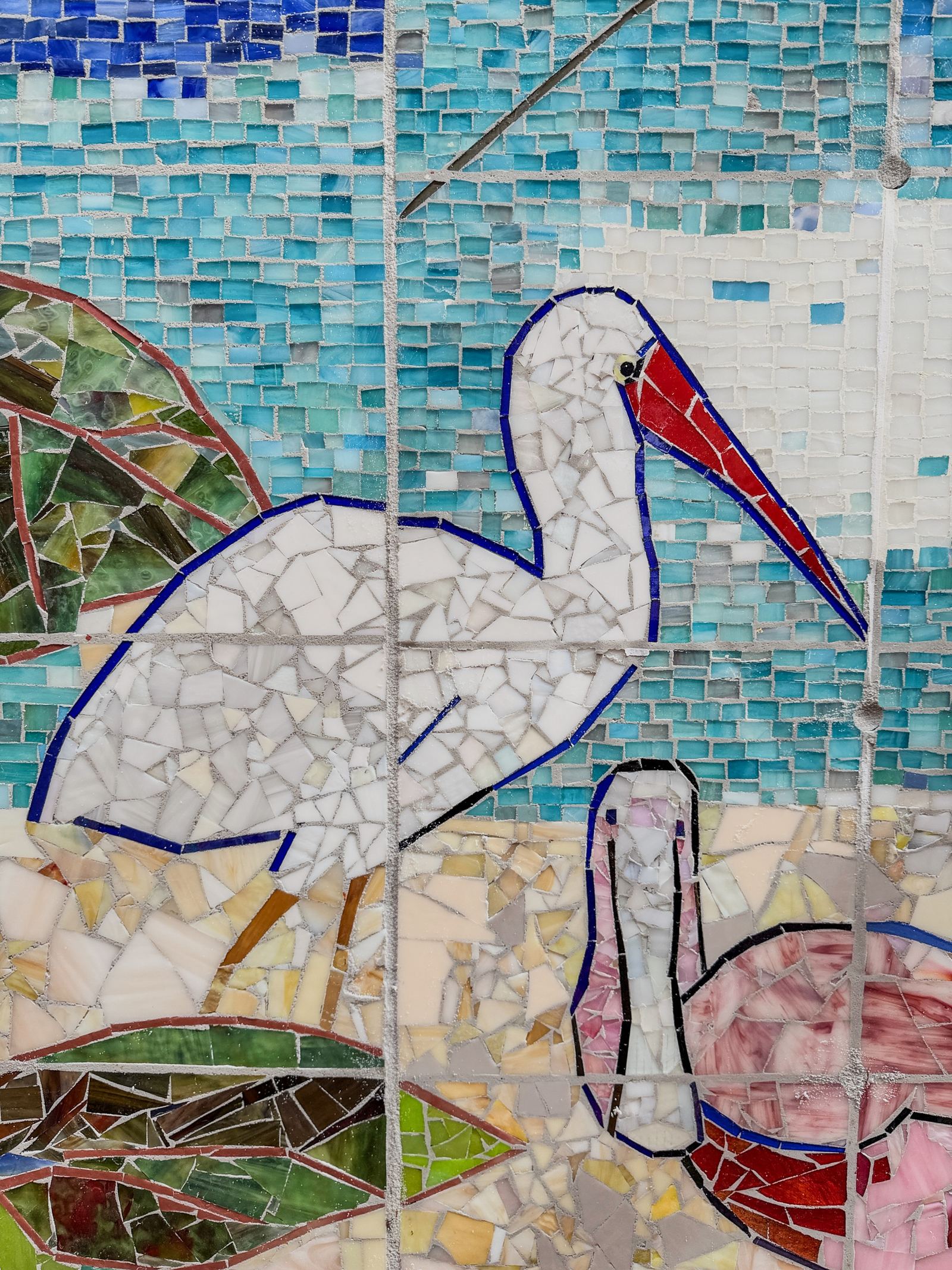 Sanibel Island glass mosaic project for Cape Dental Care, photo 23