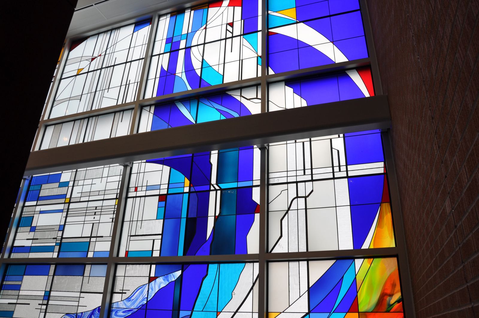 Stained glass at Saint Mary's Hospital in Grand Junction, Colorado, photo 10