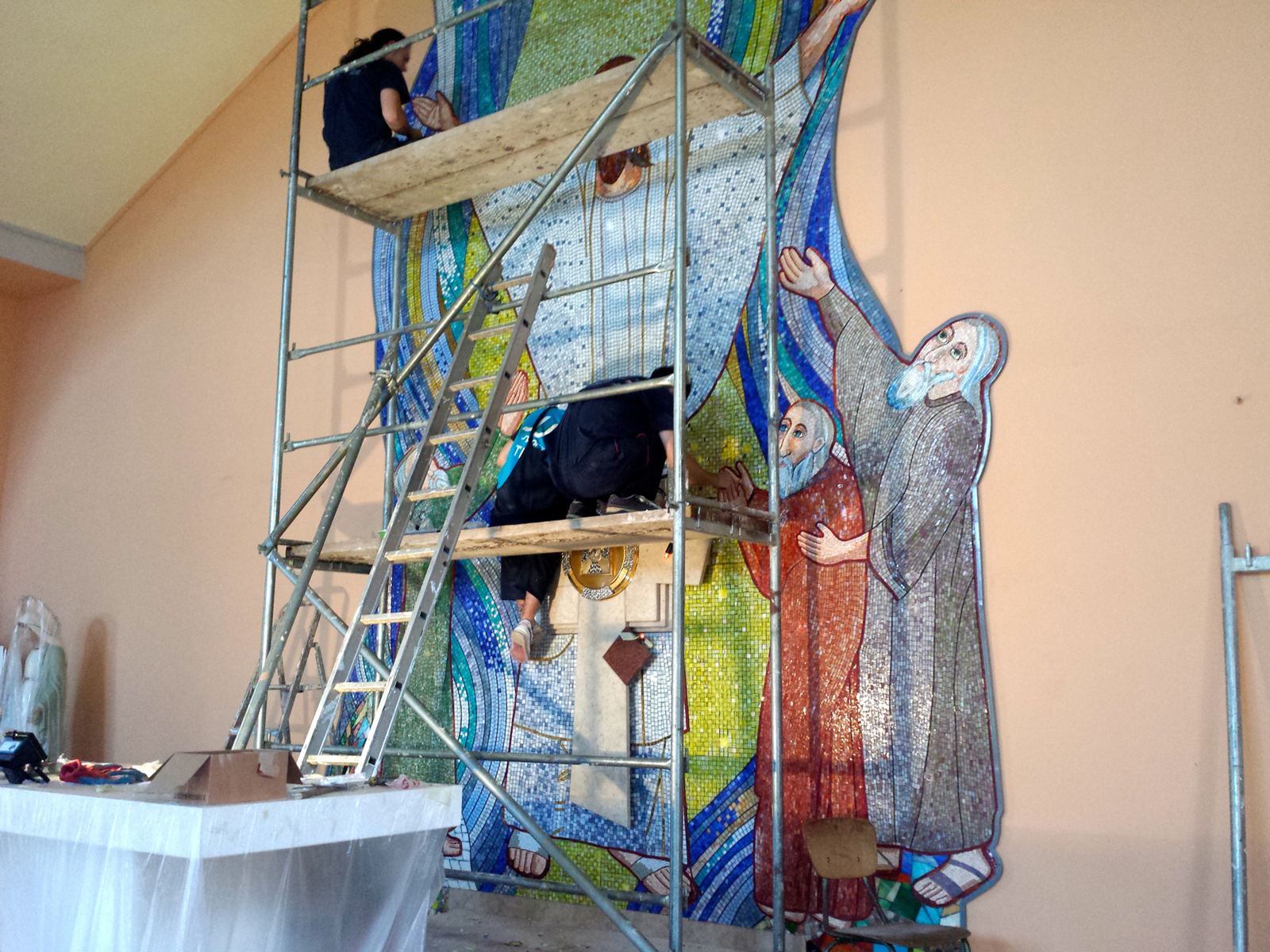 Glass mosaic of the Transfiguration of Jesus, photo 7