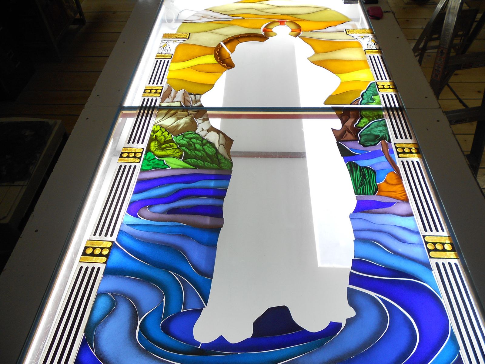 Restored stained glass windows, Saint Joseph Catholic Church, Grand Junction, Colorado, photo 16