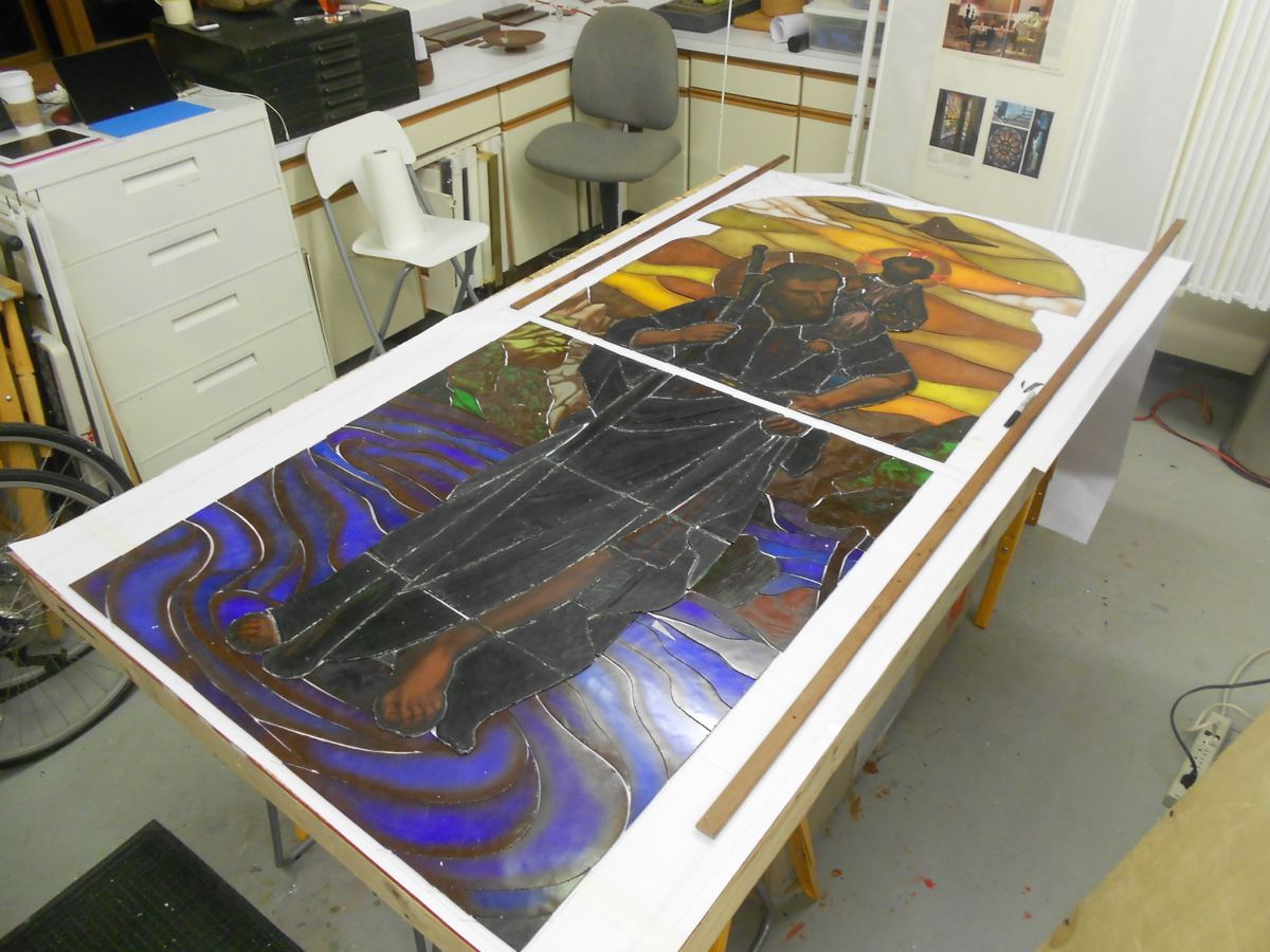 Restored stained glass windows, Saint Joseph Catholic Church, Grand Junction, Colorado, photo 13