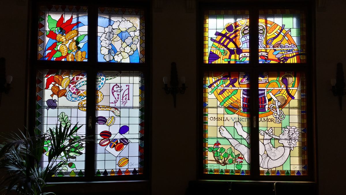 Stained glass at the Serbian Academy of Sciences and Arts in Belgrade, photo 18
