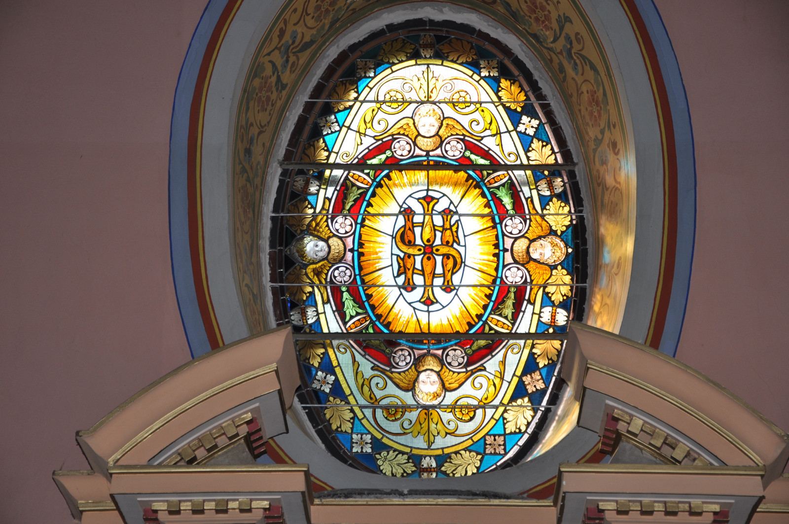 Stained glass at the Cathedral of Saint Teresa of Ávila in Subotica, photo 7