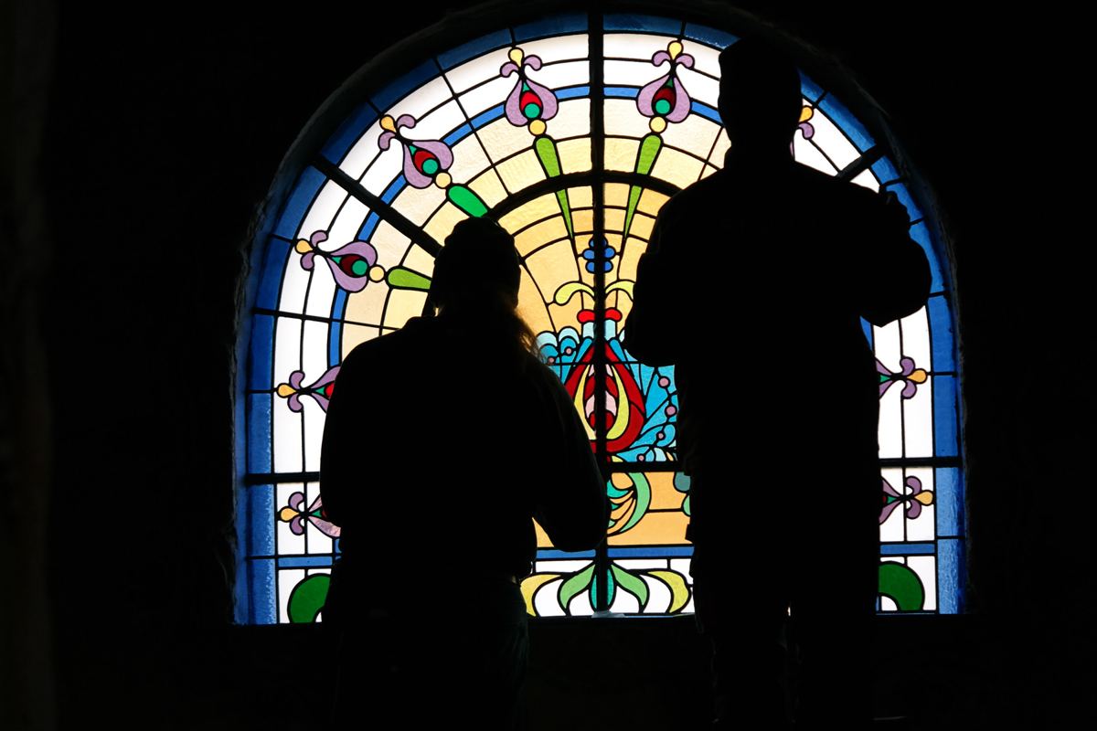 Stained glass restoration at the Jewish Synagogue in Subotica, Serbia, image 6
