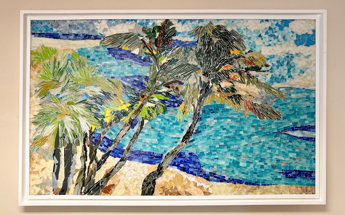 Glass mosaic at Lee Memorial Hospital, Fort Myers