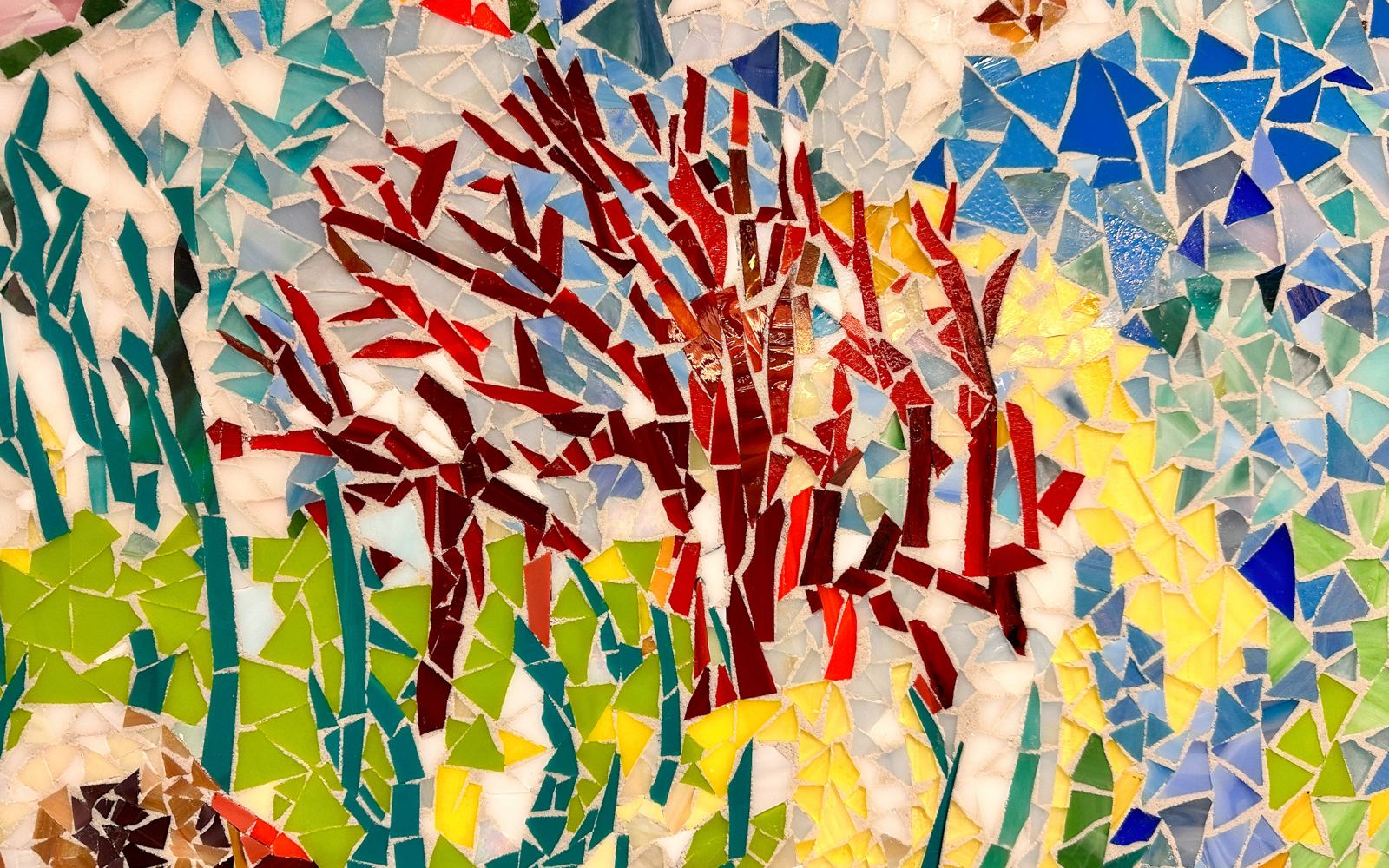 Glass mosaic at Lee Memorial Hospital, Fort Myers