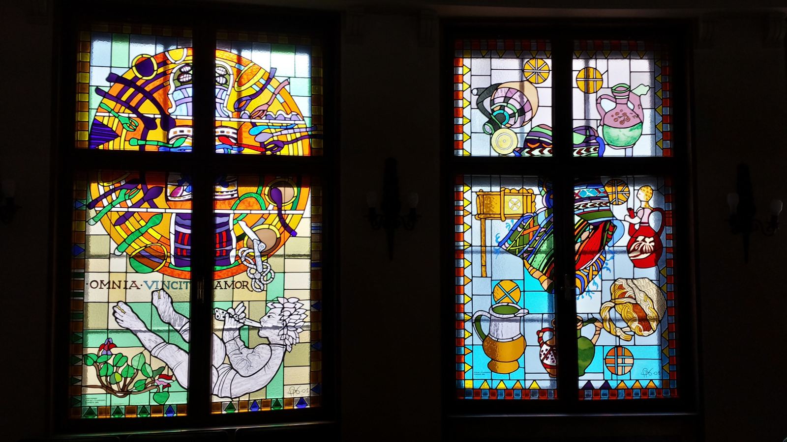 Stained glass at the Serbian Academy of Sciences and Arts in Belgrade, photo 22