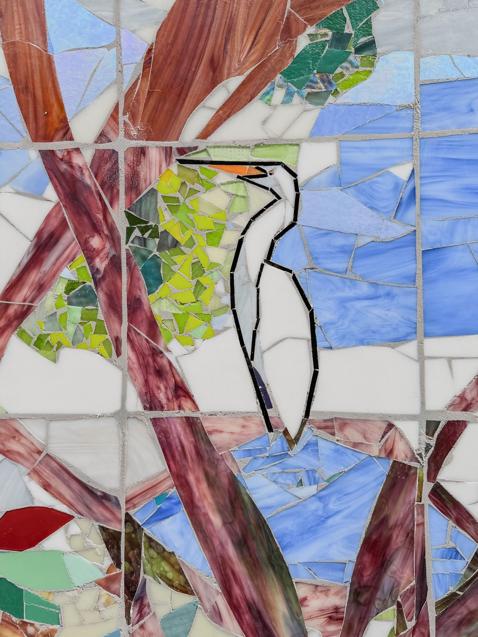 Sanibel Island glass mosaic project for Cape Dental Care, photo 28