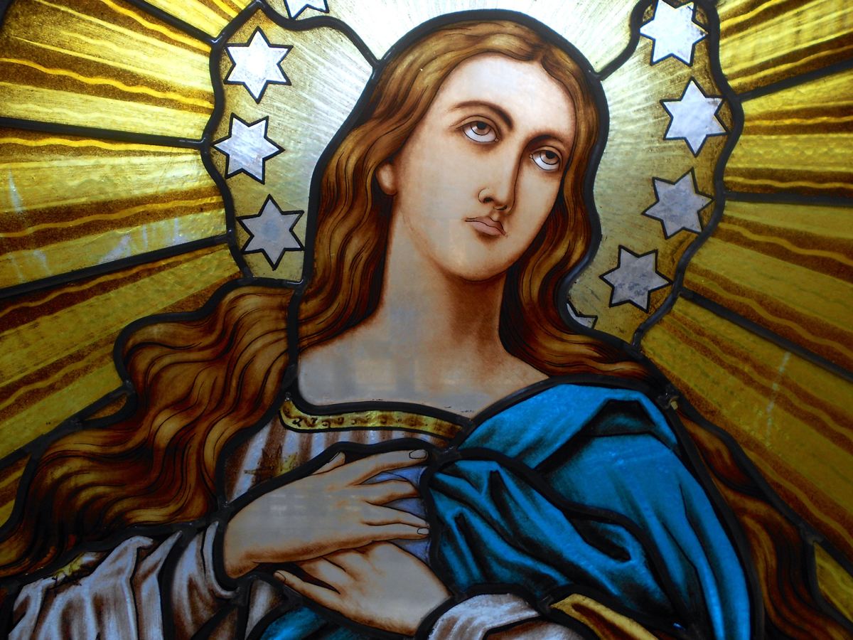 Restored stained glass windows, Saint Joseph Catholic Church, Grand Junction, Colorado, photo 8