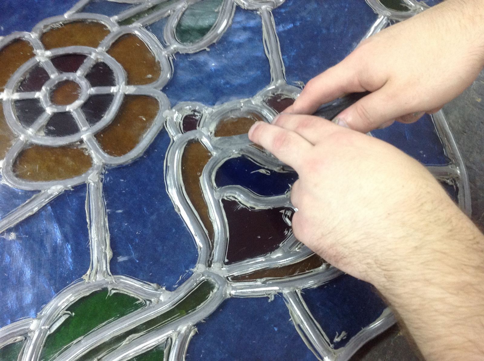 Stained glass restoration at the Jewish Synagogue in Subotica, Serbia, image 10