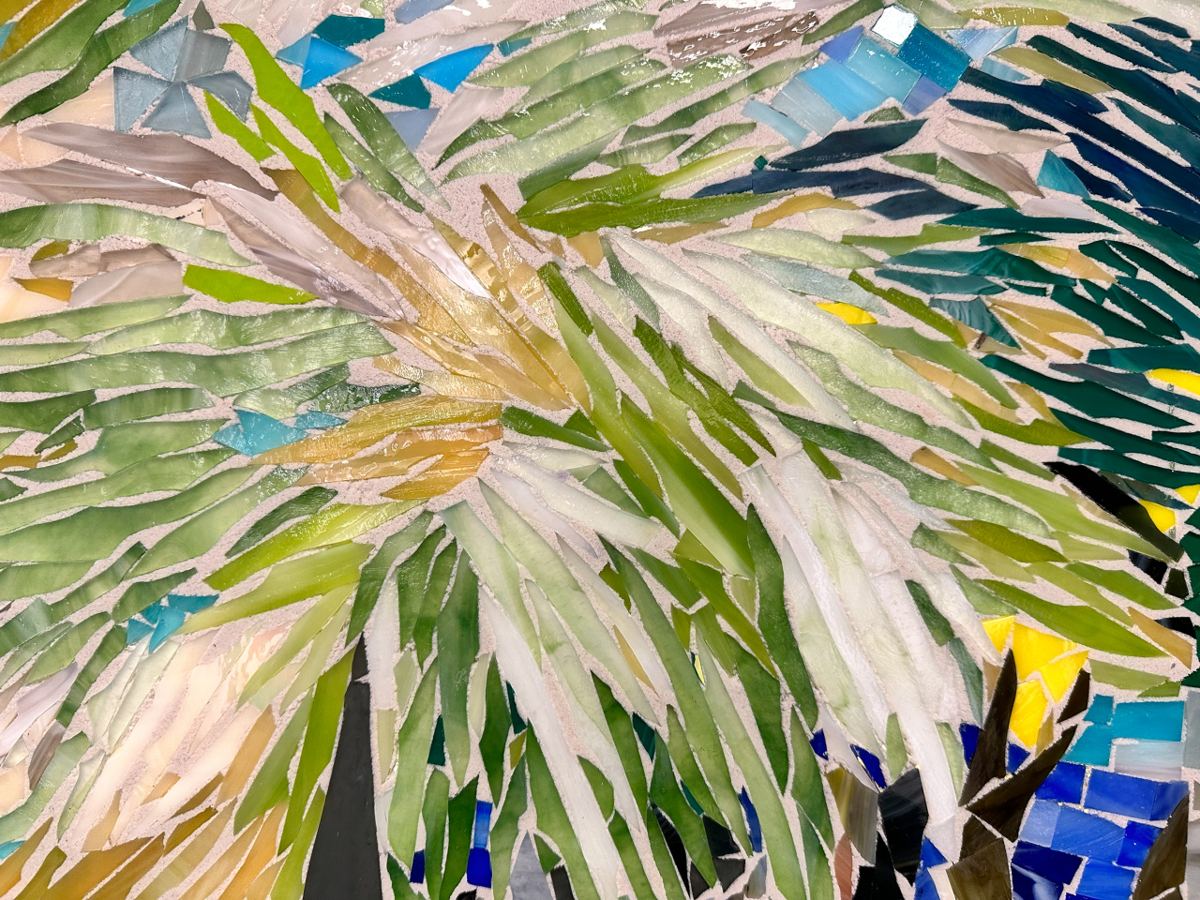 Glass mosaic at Lee Memorial Hospital, Fort Myers