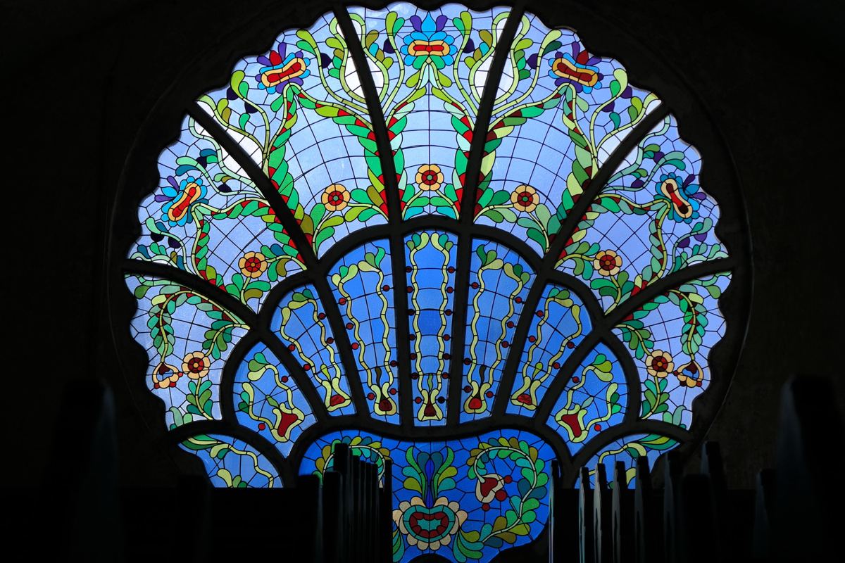 Stained glass restoration at the Jewish Synagogue in Subotica, Serbia, image 2