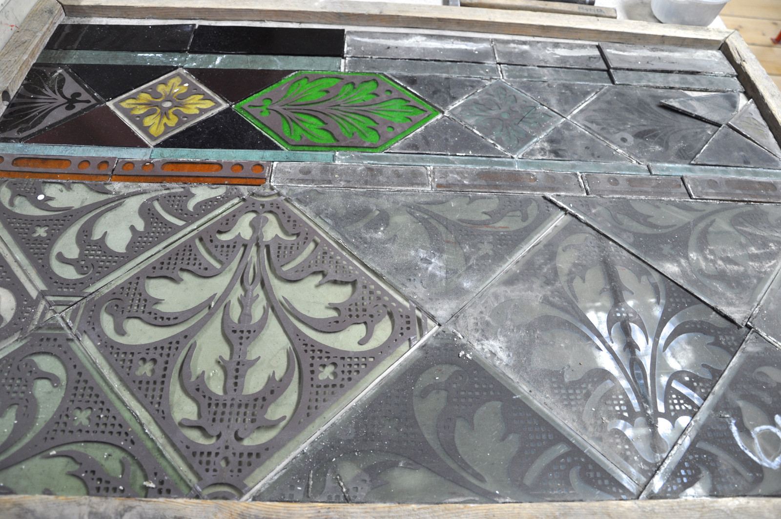Stained glass at the Cathedral of Saint Teresa of Ávila in Subotica, photo 11