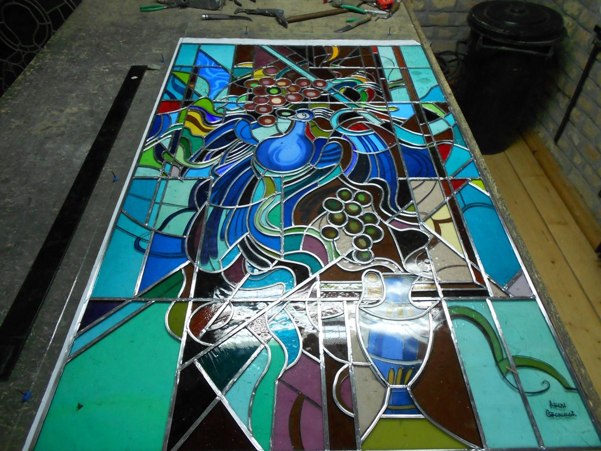 Stained glass for a private residence by Apperlo Art, image 3