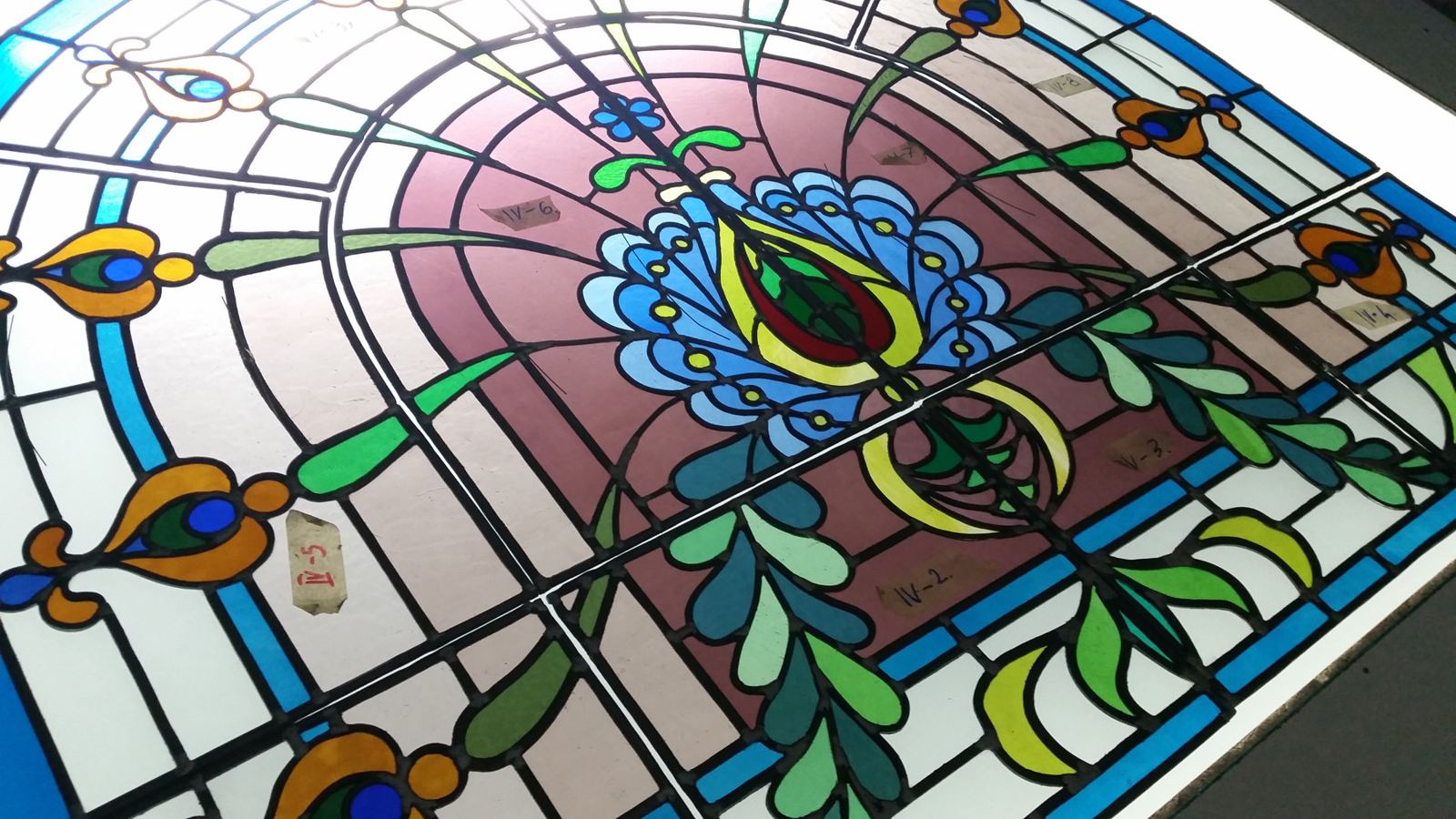 Stained glass restoration at the Jewish Synagogue in Subotica, Serbia, image 8