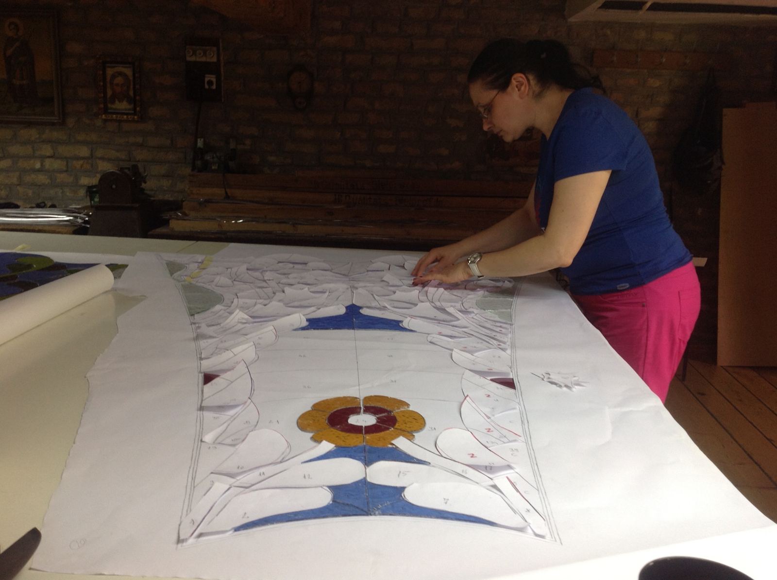 Stained glass restoration at the Jewish Synagogue in Subotica, Serbia, image 11