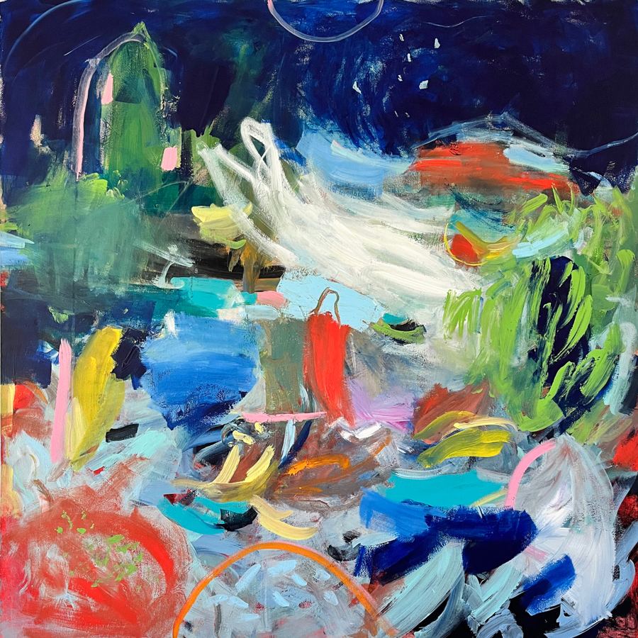 Bash, an original painting by Mila Apperlo