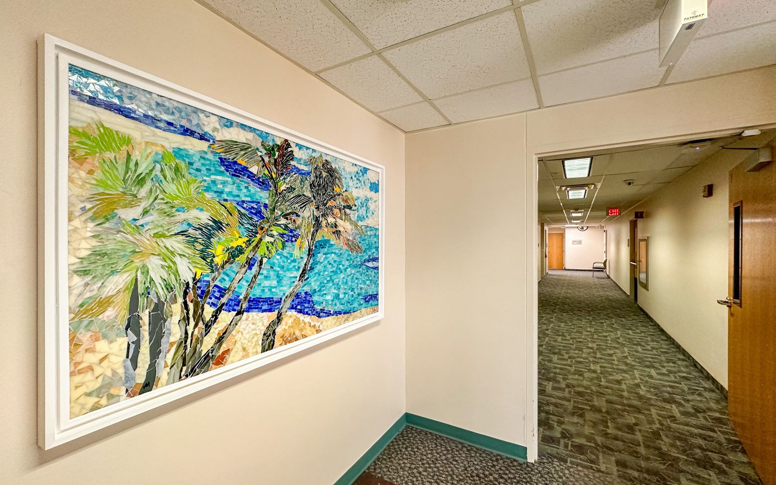 Glass mosaic at Lee Memorial Hospital, Fort Myers