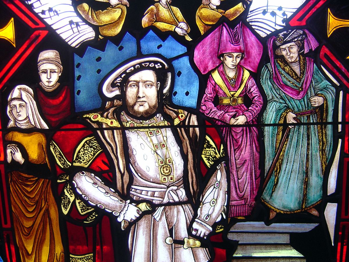Stained glass at All Saints Chapel, University of the South in Sewanee, Tennessee