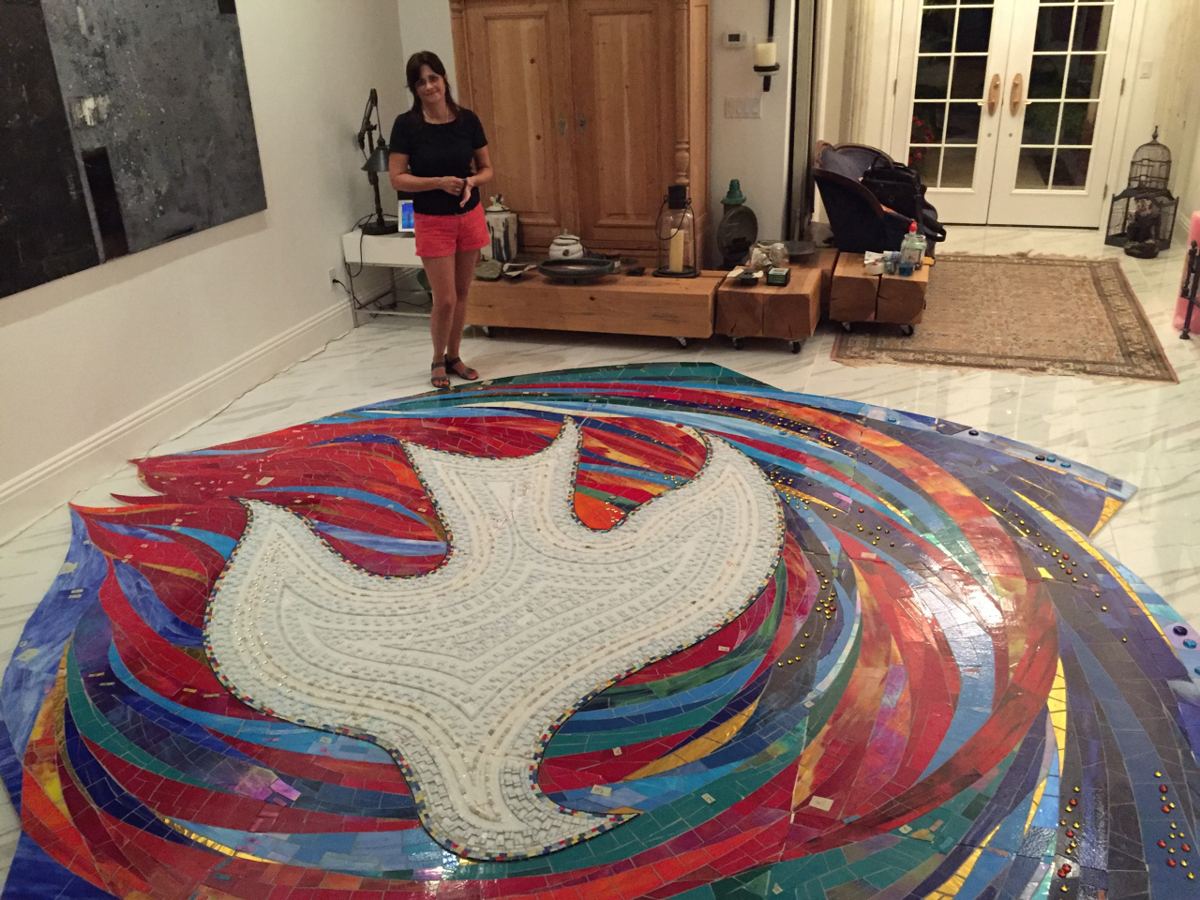 Mosaic at Lutheran Church of Redeemer in McLean, Virginia, image 9
