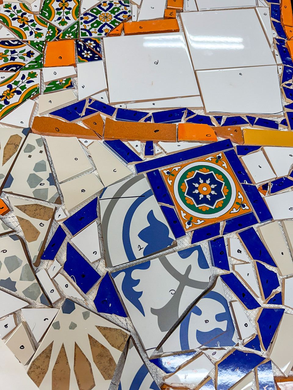 Custom tile mosaic project at Bulla Gastro Bar in Aventura, photo 12