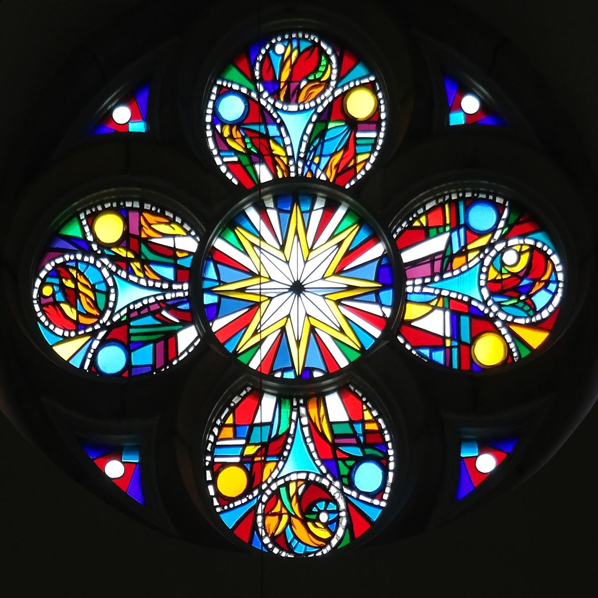 West transept window at St. Paul Episcopal Church in Greenville, North Carolina