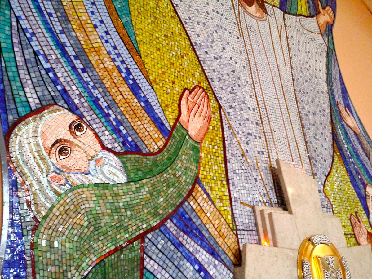 Glass mosaic of the Transfiguration of Jesus, photo 10