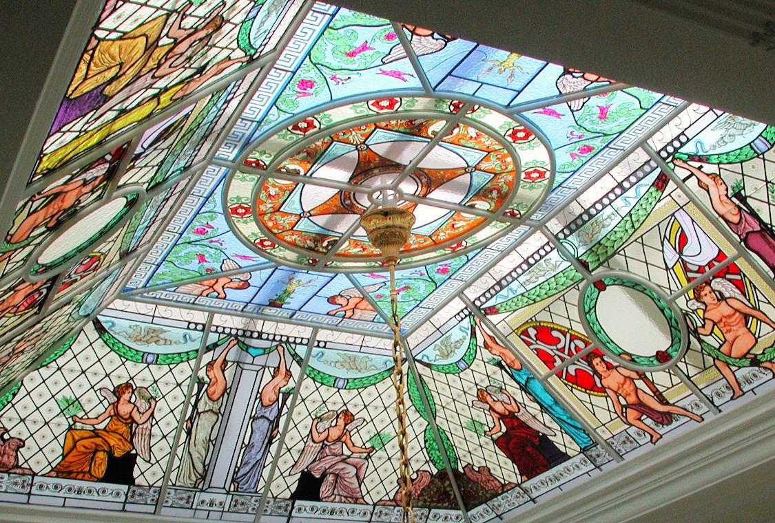 Stained glass for a private villa in Belgrade, Serbia, photo 3