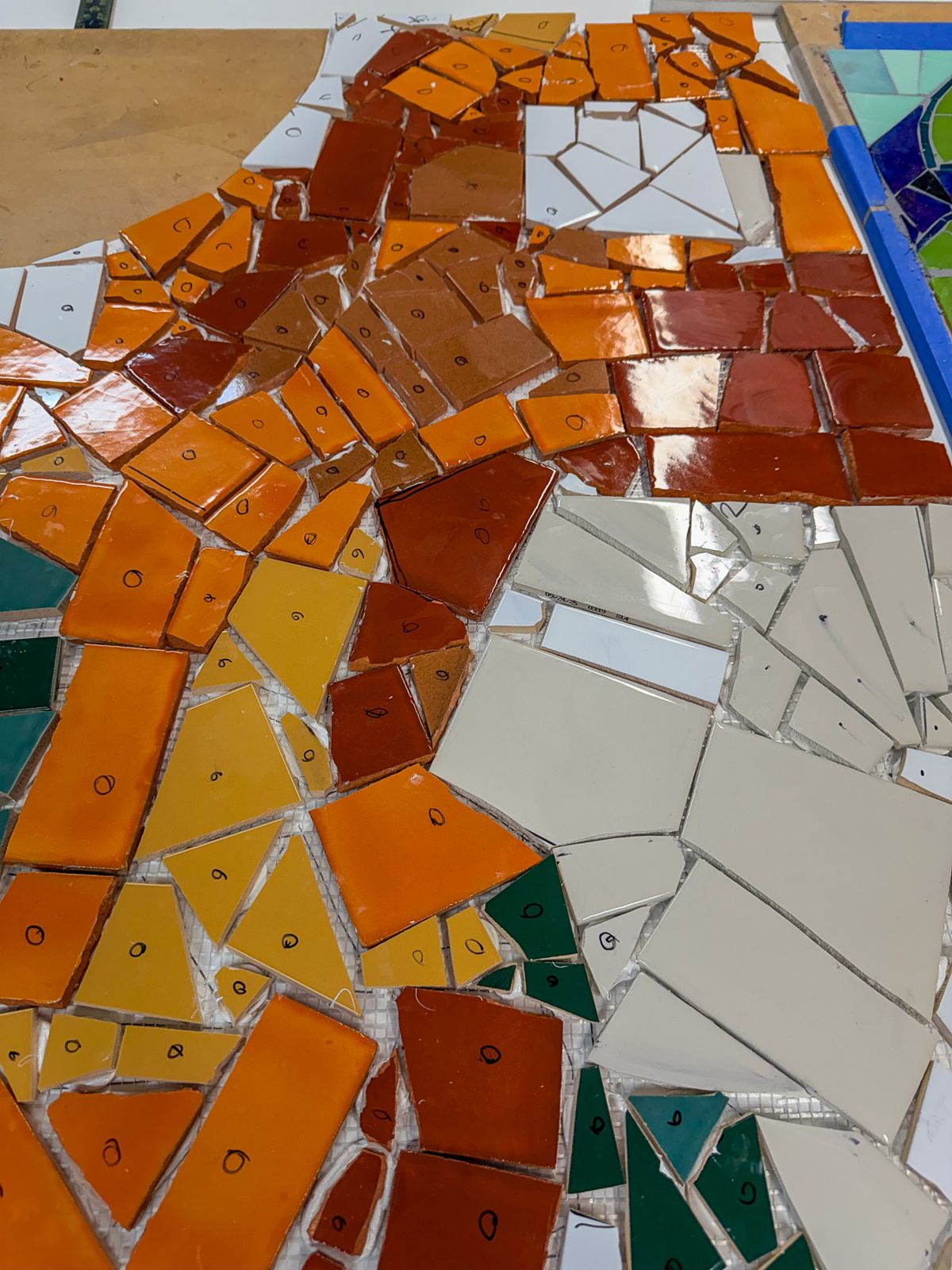 Custom tile mosaic project at Bulla Gastro Bar in Aventura, photo 15