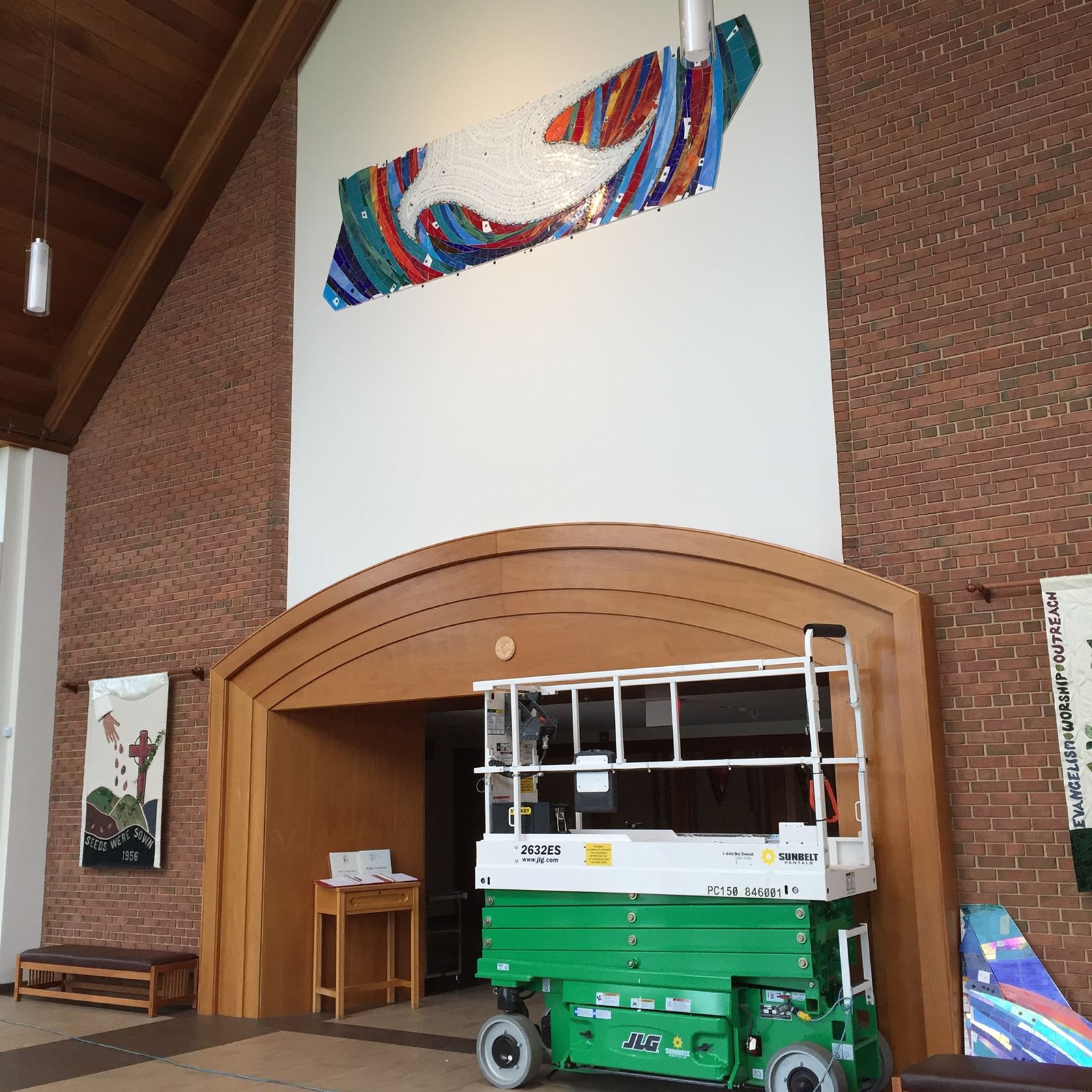 Mosaic at Lutheran Church of Redeemer in McLean, Virginia, image 7