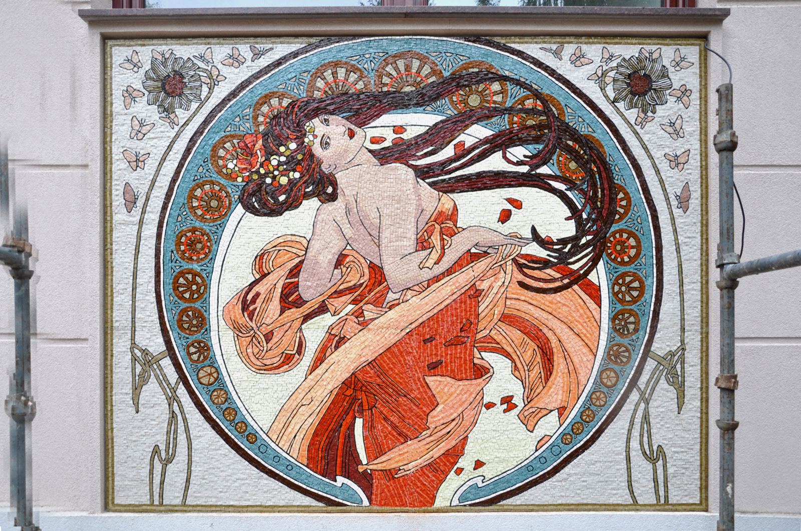 Smalti glass mosaic for a private residence near Moscow, Russia