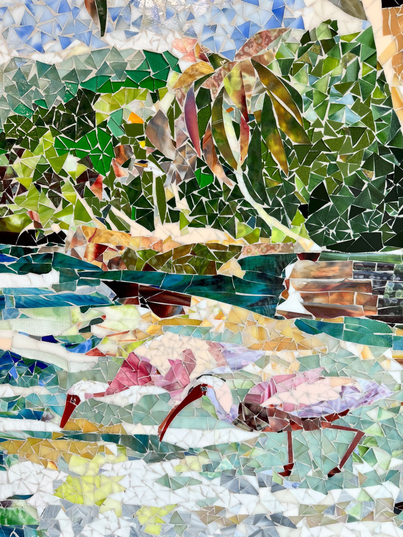 Glass mosaic at Surfside Outpatient Center, Cape Coral